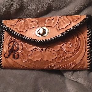 Custom leather wallet